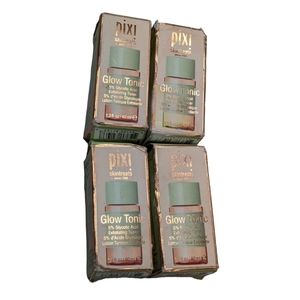 Pixi Glow Tonic Toner Bundle Pixie Glow Tonic Lot of 4